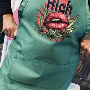 Green Custom Kitchen Apron