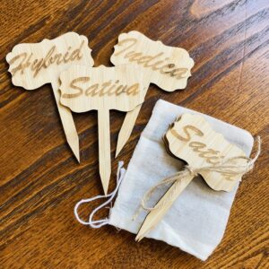 Custom Wooden Plant Stakes